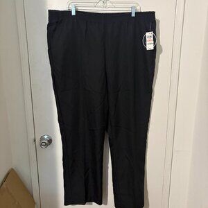 Karen Scott Plus Size Classic Black Pants – 2X – NWT